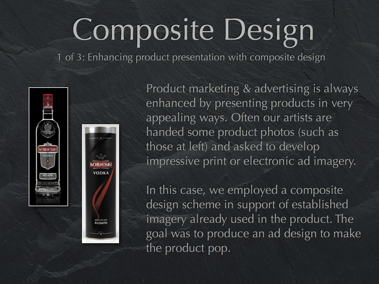 Composite design can take simple images and significantly enhance them