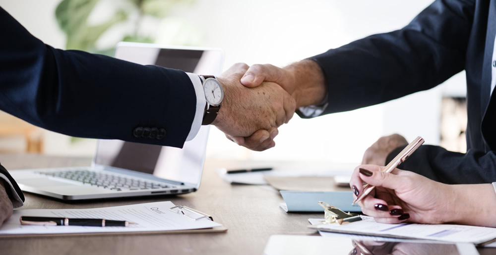 Handshake on Buying an existing Business