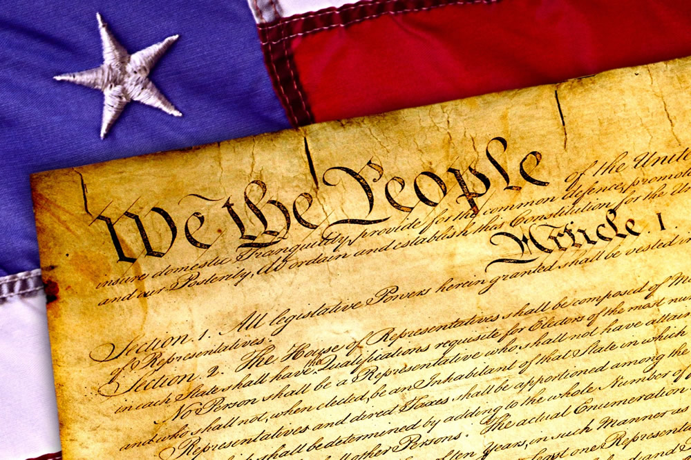 Constituional law is the SUPREME law of the land. It is ABOVE regulatory laws