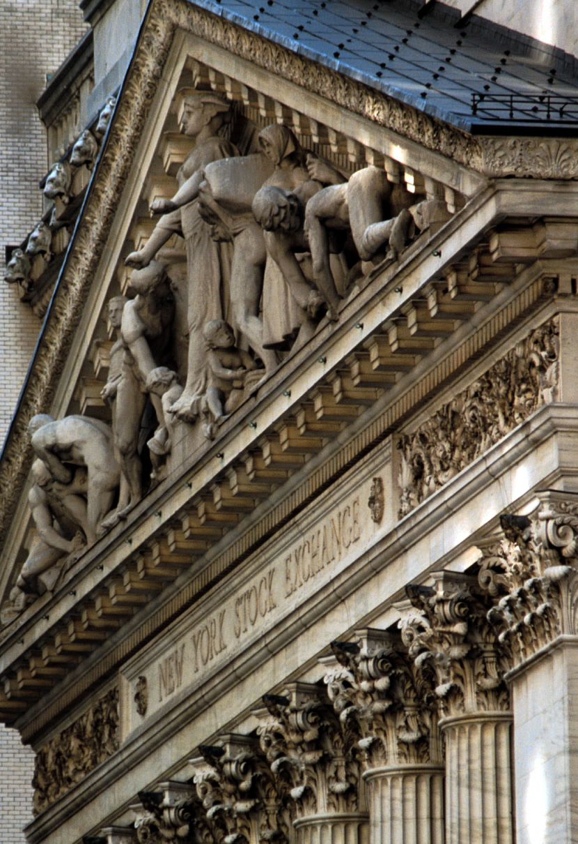 NYSE Stock Exchange Building from the front